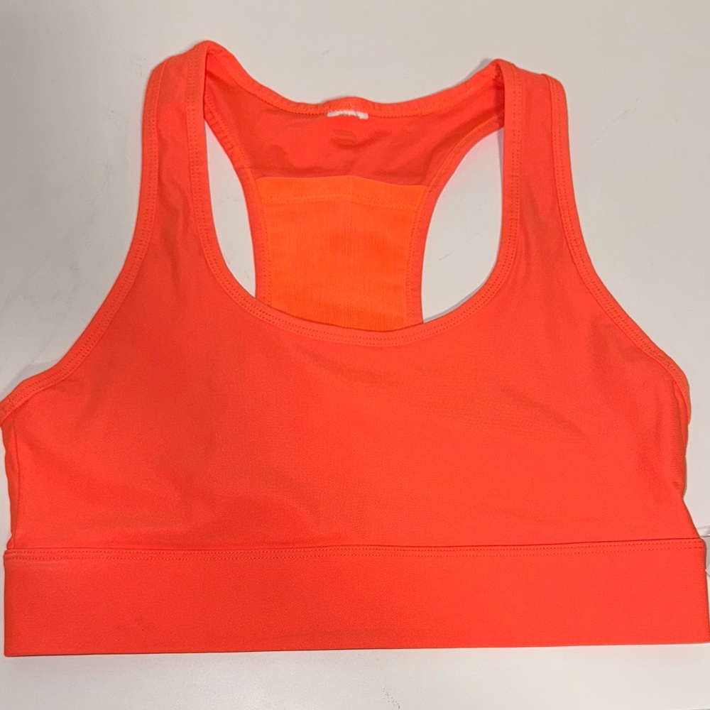 Fabletics Bold Orange Sports Bra